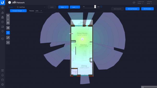 UniFi Network Floorplan