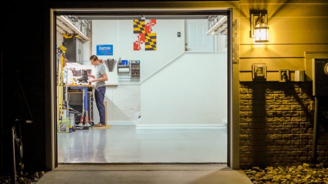 Worknig in the Garage